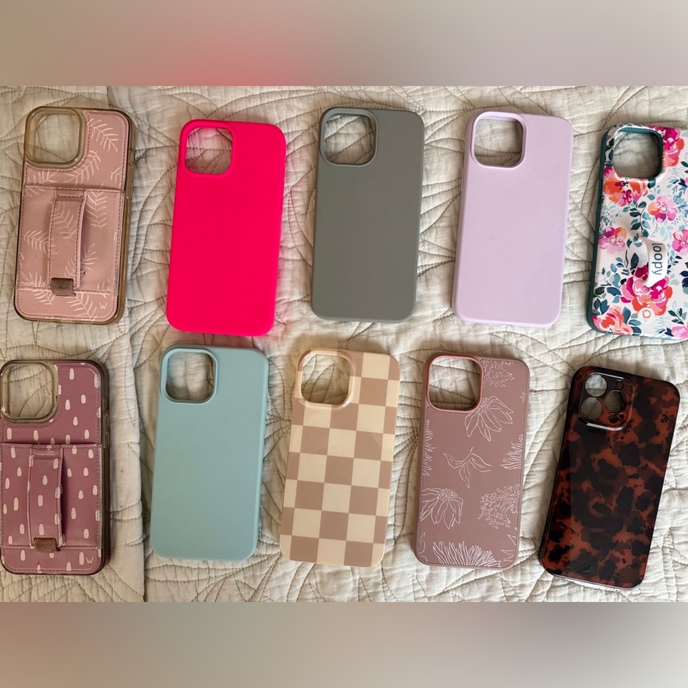 Assorted iphone 13 pro max case bundle